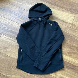 Puma Women’s Black Sweatshirt Hoodie Size Medium